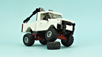 Набор LEGO MOC-10903 White Off-Road Pickup