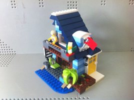 Набор LEGO MOC-11035 Современный пляжный дом