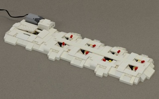 Набор LEGO MOC-11038 Motorized Sleigh/Reindeer Base 8