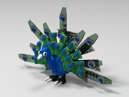 Набор LEGO MOC-11122 Павлин