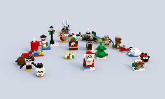 Набор LEGO MOC-11264 official lego 40253 24-in-1 giftset