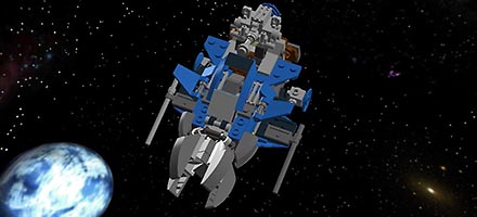 Набор LEGO Пиратский космический корабль 'Минога'
