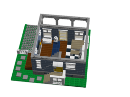 Набор LEGO Синий коттедж