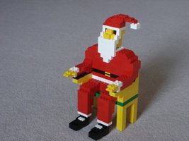 Набор LEGO MOC-11607 Санта Клаус на стуле