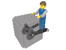 Набор LEGO Wind-Up Box Pusher
