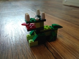 Набор LEGO MOC-11860 Зеленый дракончик