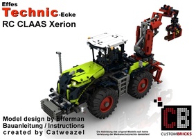 Набор LEGO MOC-11907 Custom RC CLAAS Xerion modification