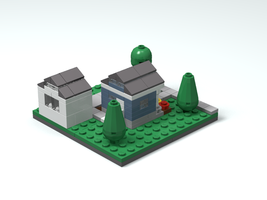 Набор LEGO Коттедж (нано-масштаб)