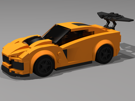 Набор LEGO MOD of 75870 &2019 Chevy Corvette ZR1&