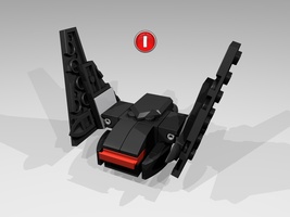 Набор LEGO Micro Kylo Ren&#39;s Shuttle. Version One. 911831 Alternate