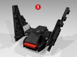 Набор LEGO Micro Kylo Ren&#39;s Shuttle. Version One. 911831 Alternate