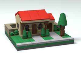 Набор LEGO Испанский дом (нано-масштаб)