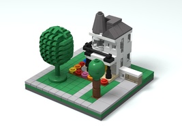 Набор LEGO Дом в викторианском стиле (нано-масштаб)