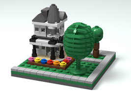Набор LEGO Дом в викторианском стиле (нано-масштаб)