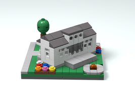Набор LEGO Дом в колониальном стиле (нано)
