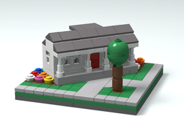 Набор LEGO Дом в колониальном стиле (нано)