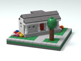 Набор LEGO Дом в колониальном стиле (нано)