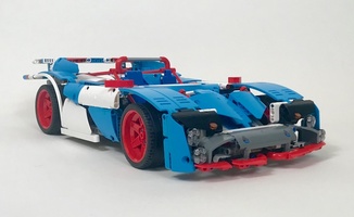 Набор LEGO MOC-12233 1970 Porsche Can Am - 42077 Rally Car - C Model