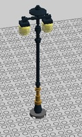 Набор LEGO MOC-12240 Двойной фонарь в старом городе