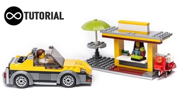 Набор LEGO Машина у кафе