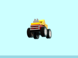 Набор LEGO MOC-12396 NanoMonsterTruck