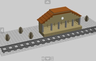 Набор LEGO MOC-12404 Train Station