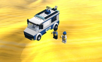 Набор LEGO MOC-12497 POLICE TRANSPORT OF PRISONERS