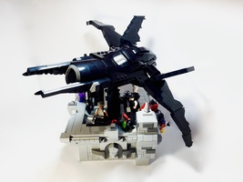 Набор LEGO MOC-12542 Arkham Asylum Batwing