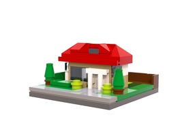 Набор LEGO Домик в пригороде (нано-масштаб)