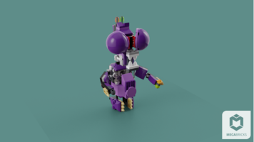 Набор LEGO MOC-12636 41551 53 Pregnant Alien Mixect