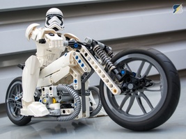 Набор LEGO MOC-12655 2nd Stormtrooper motorcycle - 42036+42045+42047