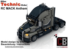 Набор LEGO MOC-12660 Custom MACK RC modification