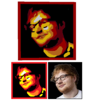 Набор LEGO MOC-12704 ED SHEERAN, British songwriter, singer, guitarist