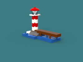 Набор LEGO Маяк (наномасштаб)
