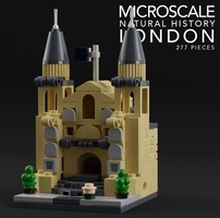 Набор LEGO Музей естествознания в Лондоне (модульный, микро-масштаб)