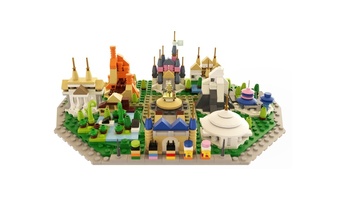 Набор LEGO MOC-12753 Диснейленд (микро-масштаб)