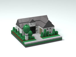 Набор LEGO MOC-12759 Французский загородный дом (нано)