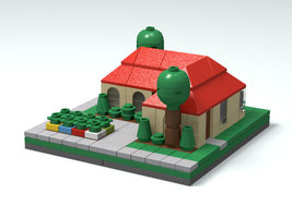 Набор LEGO Дом в испанском стиле (наномасштаб)