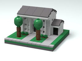 Набор LEGO Дом в колониальном стиле (наномасштаб)