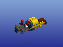 Набор LEGO MOC-12787 60092-boat carry a treasure chest