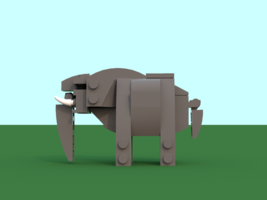 Набор LEGO MOC-12802 Слон (наномасштаб)