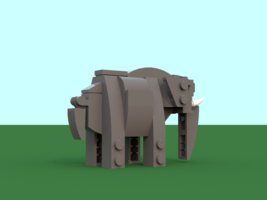 Набор LEGO Слон (наномасштаб)
