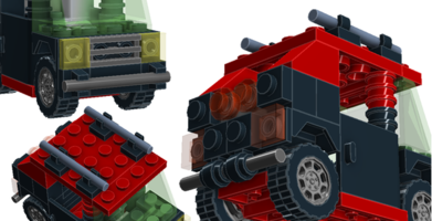 Набор LEGO Advanced SUV (4x7 chassis)