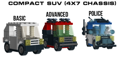Набор LEGO Advanced SUV (4x7 chassis)