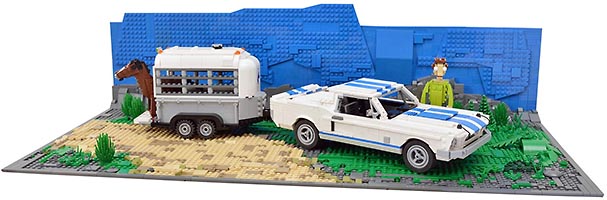 Набор LEGO Прицеп для перевозки лошадей