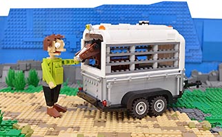 Набор LEGO Прицеп для перевозки лошадей