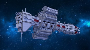 Набор LEGO MOC-12902 EAS Agamemnon from Babylon 5