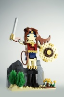 Набор LEGO MOC-12945 Wonder Women Manga