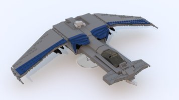 Набор LEGO MOC-12981 SA-43 Hammerhead from Space Above and Beyond