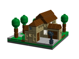 Набор LEGO Дом в тюдорском стиле (нано)